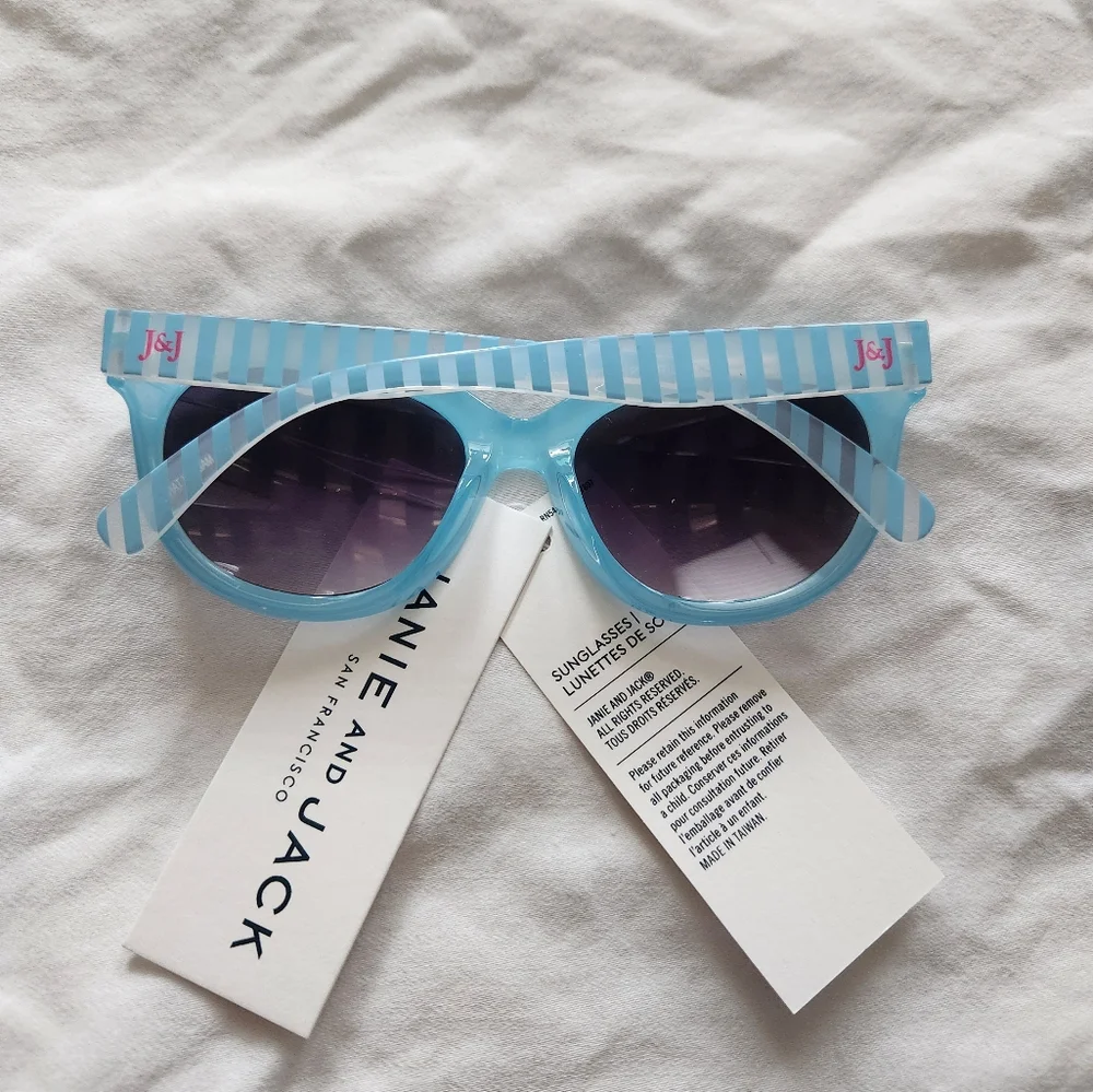 Janie and Jack Baby Blue Sunglasses- 4 Years and Up
